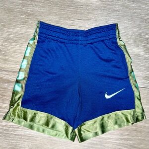 Boys Nike Blue and Green Athletic Sports Shorts Size XS/5